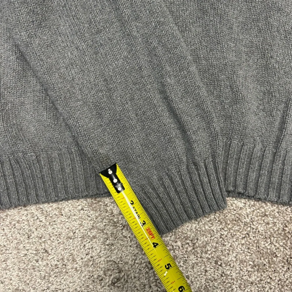Polo Ralph‎ Lauren Crewneck Sweater Men Size XL Gray Pony Cotton Preppy Knit